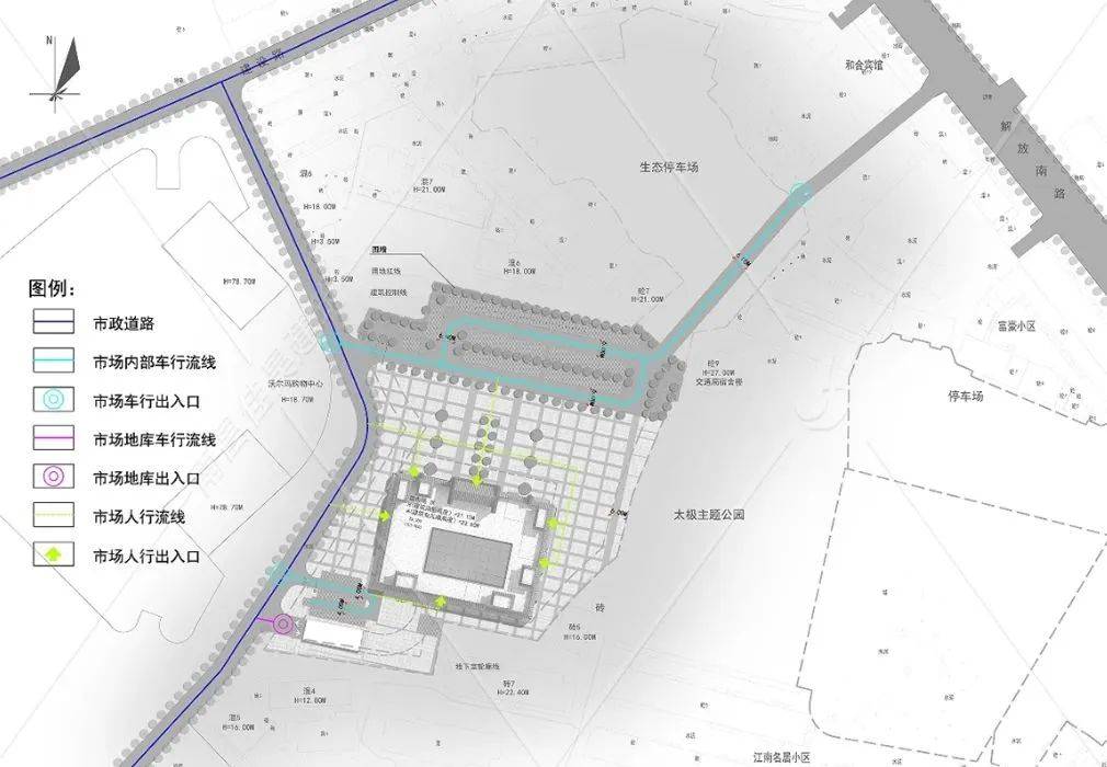 农贸市场设计：丰城南门菜市场案例(图6)