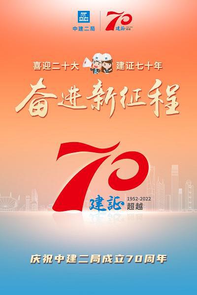 这家央企自制发布一组海报 喜迎二十大 庆祝企业成立70周年